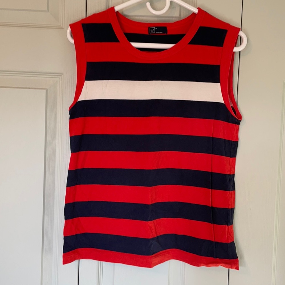 Gap cotton stipe tank